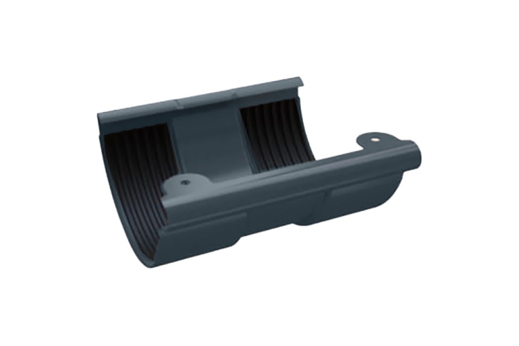 Соединитель желоба BRAAS Steel, 152 мм, графит