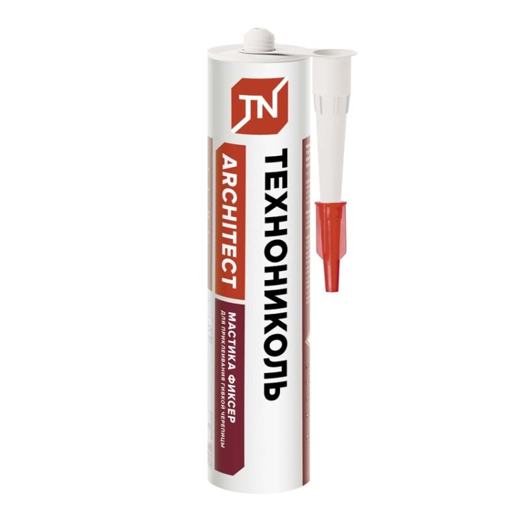 Мастика для гибкой черепицы ТЕХНОНИКОЛЬ №23 Фиксер, 310 мл